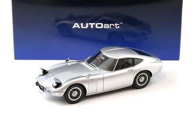 1:18 AUTOart Toyota 2000GT Coupé 1967 Argento 79548 - Immagine 1 di 4