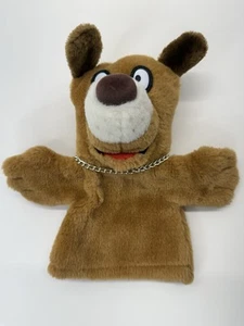 Peluche cane marrone vintage pupazzo naso duro e occhi aula insegnante scolastico - Foto 1 di 7