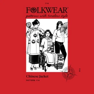 Chinese Jacket | Paper Sewing Pattern | Folkwear (XS-3XL) - Picture 1 of 11