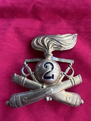 Fregio 2 Reggimento Artiglieria A Cavallo VOLOIRE Coloniale Regio Esercito WW2 - Immagine 1 di 4