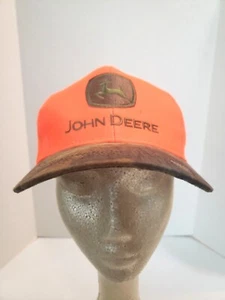 John Deere Tractors Cary Francis Farm Mütze Kappe orange Erwachsene Druckknopflasche - Bild 1 von 9