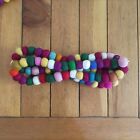 Handcrafted Felted Wool Christmas Garland 9Ft 100 New Zealand Wool