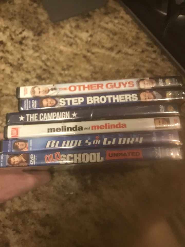 Will Ferrell Movies DVD:Step brothers,The Other guys,Old School,Melinda Melinda - Image 1 of 1