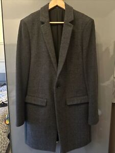All Saints Men’s Alba Coat - Grey - Size 40 