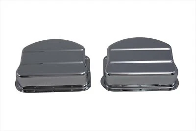 Réplica de cubierta de válvula Panhead cromada para Harley Davidson Foto 1 de 2