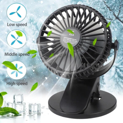 Mini Grow Ventilator w/Clip Klemme 360° Drehung Clipventilator für Grow Zelt Box - Bild 1 von 4