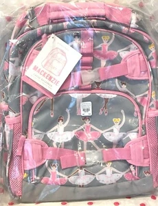 NEW Pottery Barn Kids LARGE Glitter Ballerina Backpack + LUNCH BAG ~ HOLIDAY - Picture 1 of 2