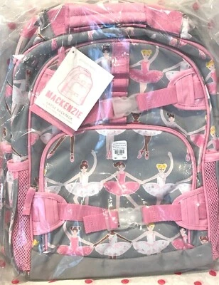 NUEVA Mochila Bailarina Pottery Barn Kids GRANDE Brillo + SACO DE ALMUERZO ~ VACACIONES Foto 1 de 2