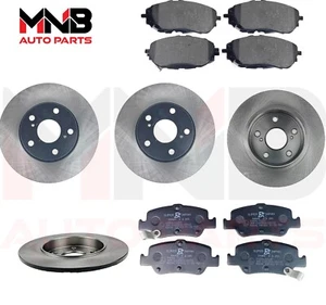 FRONT & REAR BRAKE DISCS & PADS FITS TOYOTA AURIS 2012-2018 PETROL, HYBRID, DI - Picture 1 of 12