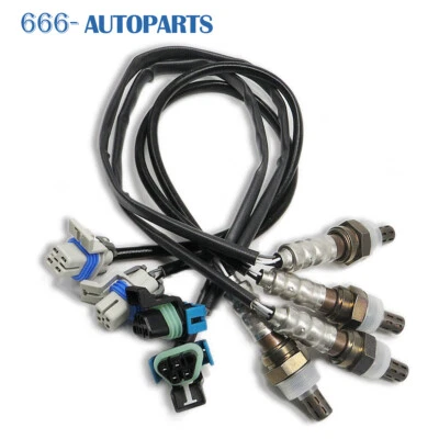 4pcs Oxygen O2 Sensor For Chevrolet GMC Yukon Denali 2003-2006 V8-6.0L - Image 1 of 4