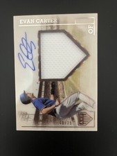 EVAN CARTER 2023 Chronicles America's Pastime Signatures AUTO Card # 60/75