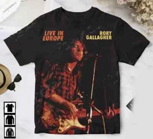Rory Gallagher Live In Europe Album Cover AOP 3D T-shirt - Picture 1 of 3