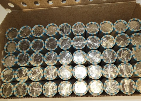 2013-P Jefferson Nickels Uncirculated $100 Bank Box of 50 BU Rolls (2,000 Coins) Cover