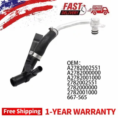 For Mercedes Benz X166 GL450 GL550 GLE500 GLE550 ML550 Turbocharger Coolant Hose - Image 1 of 4