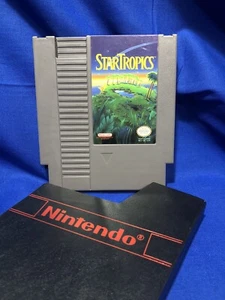 Star Tropics (Nintendo NES, 2000) Cartridge And Sleeve Tested Working - Picture 1 of 4