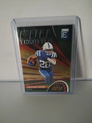 Jonathan Taylor No.FT1 Full Throttle 2022 Elite Colts (*) - Image 1 of 2