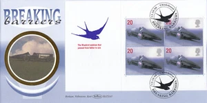 Breaking Barriers FULL Booklet pane Benham BLCS147 FDC Chislehurst 1998 (137830) - Picture 1 of 1