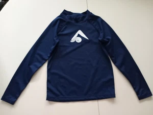 KANU SURF BOYS size 8 Cute NAVY Rash Guard - Picture 1 of 4