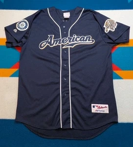 Camiseta cosida Ichiro Suzuki 2002 MLB All Star Game Seattle Mariners vintage XL - Imagen 1 de 8