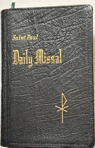Vintage- Saint Paul Daily Missal edited by the Daughters of St.Paul 1965- Very G - Picture 1 of 4