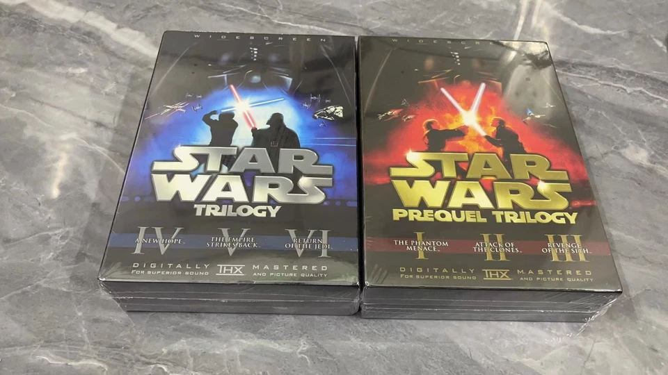 Star Wars Trilogy & Star Wars Prequel Trilogy 1-6 (DVD 12-Discs) New Sealed - Image 1 of 4