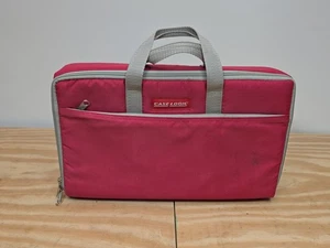 Case Logic 30 Cassette Tape Storage Carry Bag Red - Picture 1 of 10
