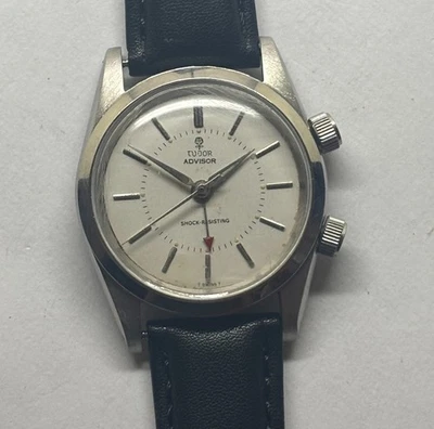 Asesor Tudor Vintage Ref. Reloj Hombre 7926 Alarma Esfera Original 34mm Funcionando Foto 1 de 4