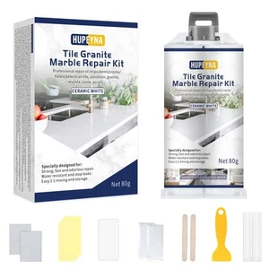 Bathtub Repair Kit White, Acrylic Tub Shower Tray & Granite Marble Repair Kit, - Picture 1 of 5