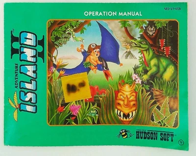 ☆ 🟥 Adventure Island II - Instruction Manual (Manual Only) 🟥 ☆ - Image 1 of 2