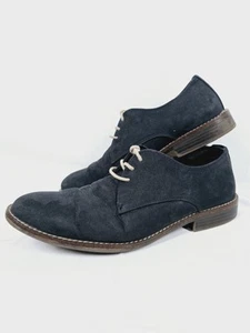 M&S Herren Derby Schuhe Kunst Wildleder Marine UK 8 Suadette Elegant Schuhe Smart Freizeit  - Bild 1 von 21