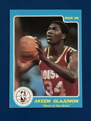 Star Best of the New/Best of the Old Hakeem Olajuwon Rookie RC HOF 1986 casi nuevo+ Foto 1 de 3