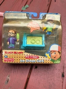 NOS RARE 2008 Fisher Price Handy Manny’s Ice Cream Cart Disney - Picture 1 of 4