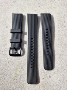 Samsung Original Sport Band for Samsung Galaxy Watch 20 mm S/L Black - Zdjęcie 1 z 3