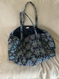 Vera Bradley Cambridge XL Duffel Travel Style Top Handle Bag Green Bohemian - Picture 1 of 11