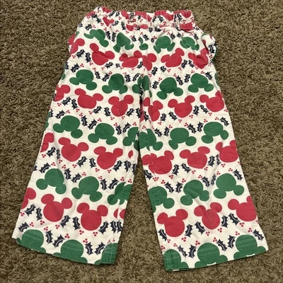 Нижняя часть пижамы Hanna Andersson Mickey Mouse размер 4 хлопковая смесь A39 - Изображение 1 из 3