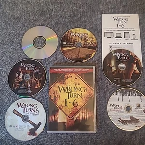 Wrong Turn 1 - 6 Complete Collection DVD Set Near Mint Discs! - Bild 1 von 10