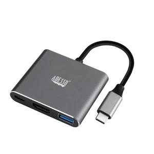 Adesso 3-in-1 USB-C Multiport Docking Station - Photo 1/6