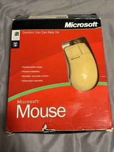 Vintage Microsoft Mouse HDWR 2.0 WIN32 (SER&PS2) Windows NT and W95 Open BOX - Picture 1 of 4