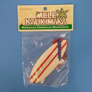 Hawaii Weihnachtsschmuck Mele Kalikimaka Surfbrett Hawaii - Bild 1 von 1