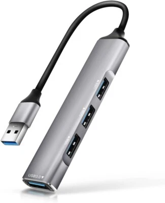 Mini Hub USB per PC, Laptop, MacBook Pro/Air, portatile - Immagine 1 di 4