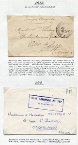FRANZÖSISCHE MAROKKO FRANCAIS MILITÄRPOST 1911-19454 - Bild 1 von 3