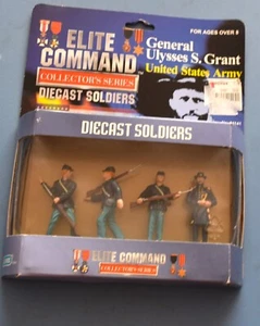 Vintage General Ulysses S Grant US Army DIECAST Union Bürgerkrieg Soldaten Elite - Bild 1 von 3