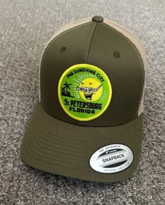 St Pete Hat Sunshine City St Petersburg SnapBack Cap Locally Handcrafted - Picture 1 of 11