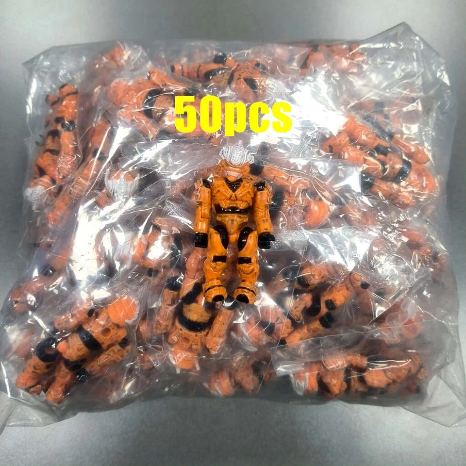 50X Mega Construx Bloks Halo Mystery Packs Hayabusa (orange) Old Joints - Image 1 of 1