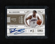 D.J. Augustin National Treasures CENTURY Auto #/99 Magic Bobcats TEXAS LONGHORNS