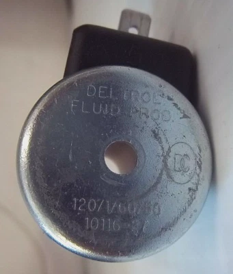 Deltrol, 10116-27, 12VDC Solenoid Coil, Single Lead Wire - Image 1 of 3