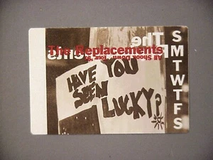 The Replacements backstage pass AUTHENTIC 1991 - Picture 1 of 1