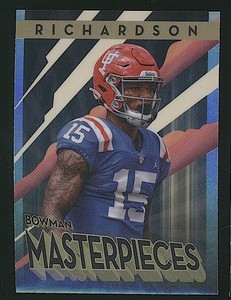 2022 Bowman Best University ANTHONY RICHARDSON Rookie RC Masterpieces #BM-9