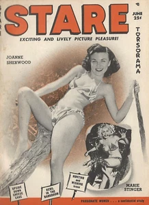 Humorama Stare Magazine June 1954 Marie Stinger Bill Wenzel Sophia Loren VG+ - Picture 1 of 2