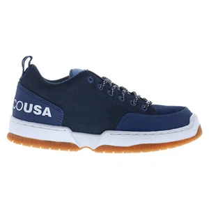 DC Clocker 2 Cafe ADYS100749-DN1 Mens Blue Skate Inspired Sneakers Shoes - Picture 1 of 8